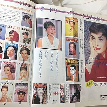 Amazon.co.jp: zaa-024スクリーン表紙/オードリー・ヘプバーン